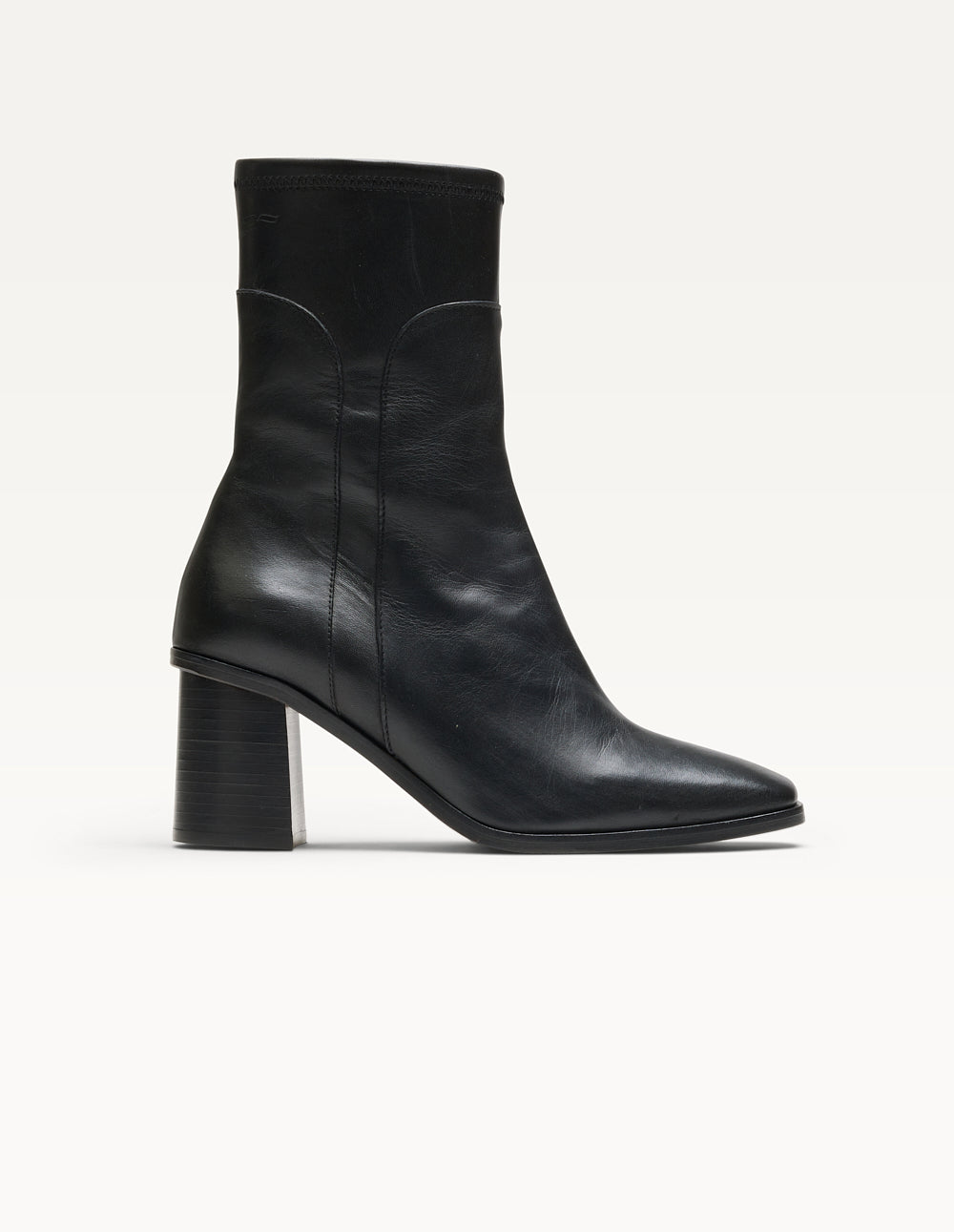 Bottines à talons Frida - Cuir noir - 1
