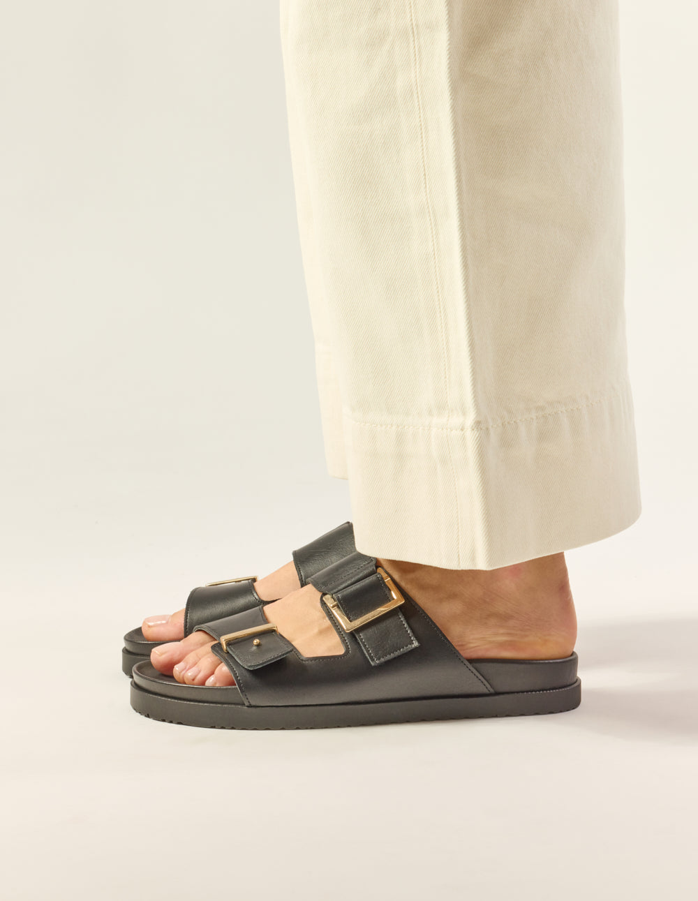 Mules Ampio - Cuir noir - 2