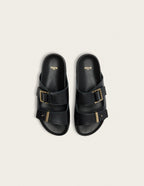 Mules Ampio - Cuir noir - 1