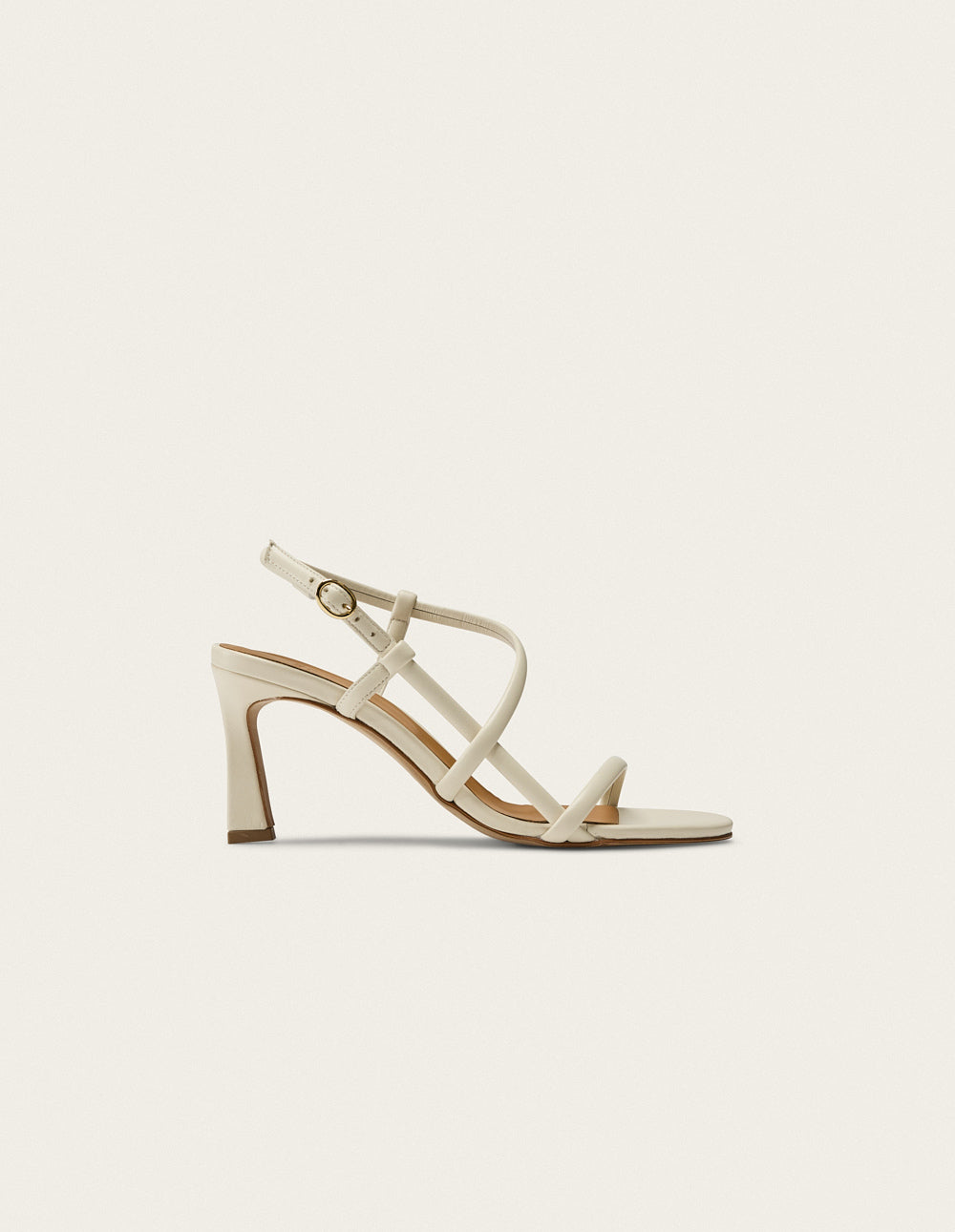 Sandales à talons Colada - Cuir écru - 1