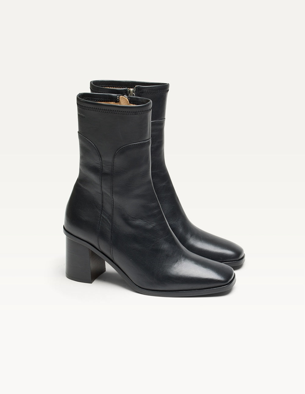 Bottines à talons Frida - Cuir noir - 2