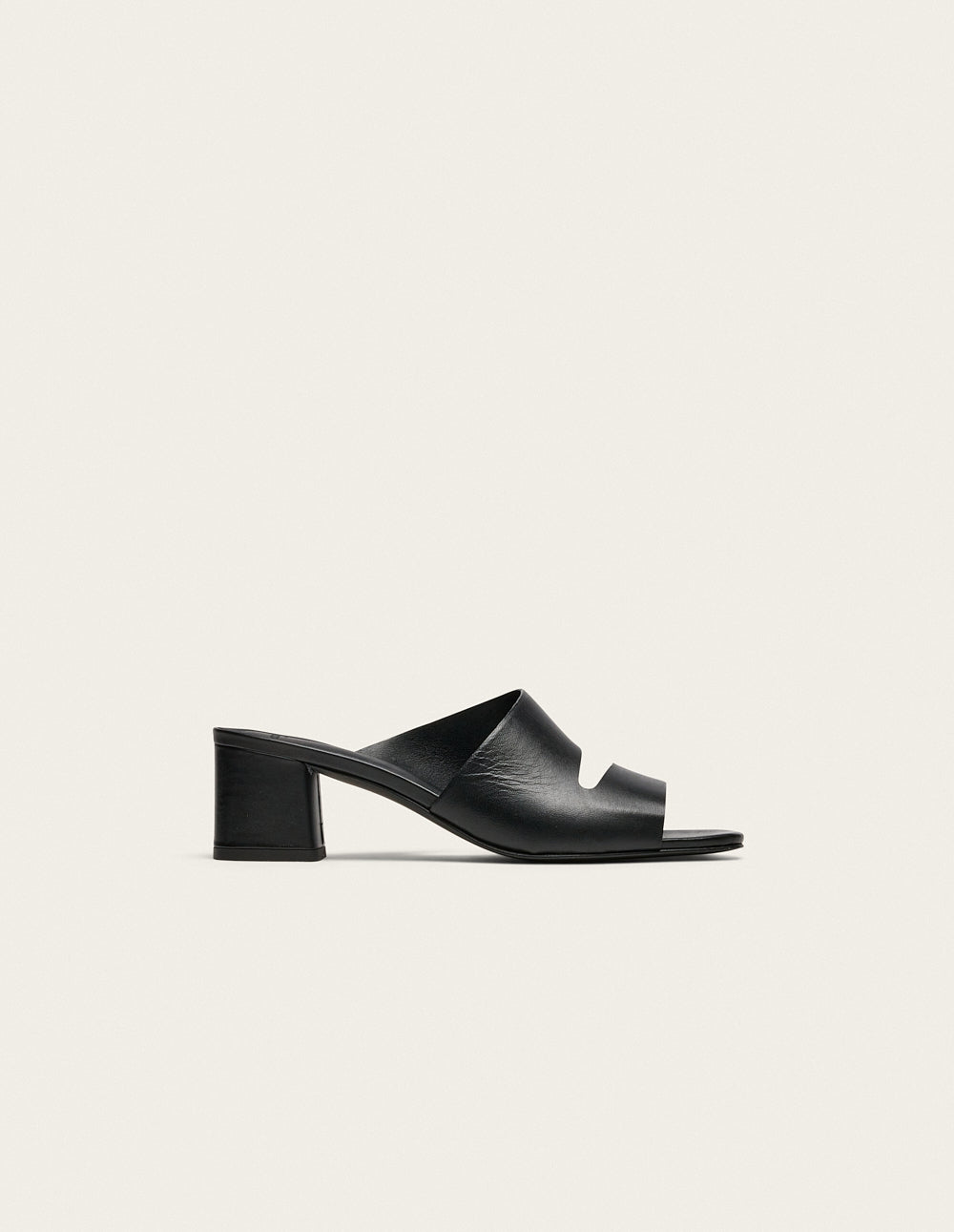 Mules Fika - Cuir noir - 1