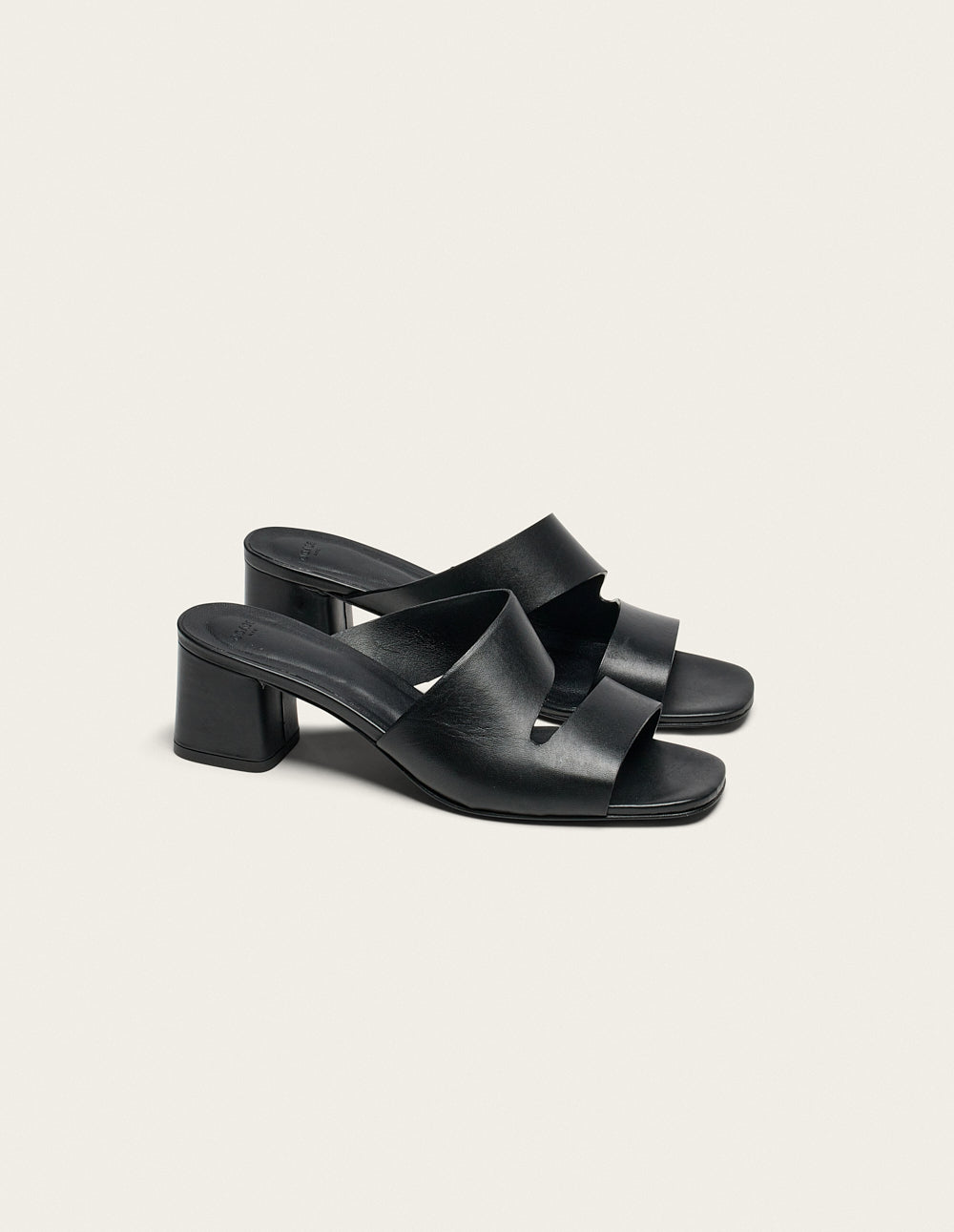 Mules Fika - Cuir noir - 2