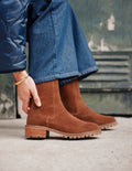 Bottines Dorianne - Suède marron - 1