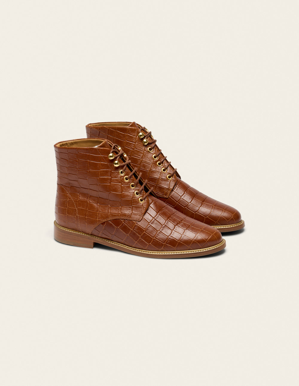 Bottines à lacets Lucienne - 2