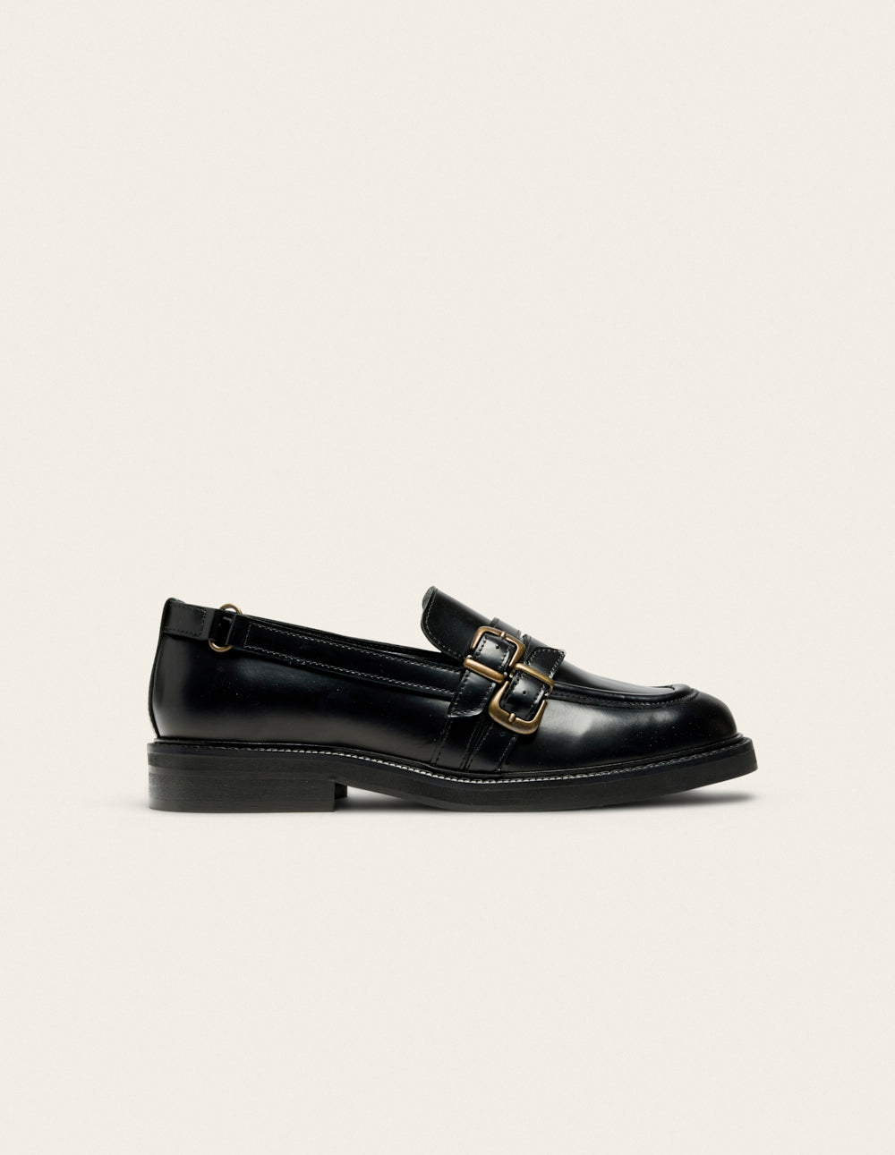 Mocassins Olyme - Cuir box noir - 1