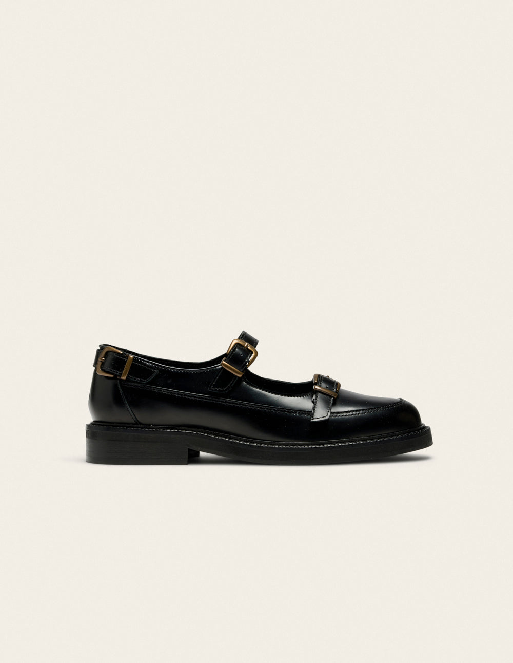 Derbies Toven - Cuir box noir - 2