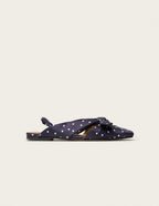 Sandales Yana - Pois marine - 1